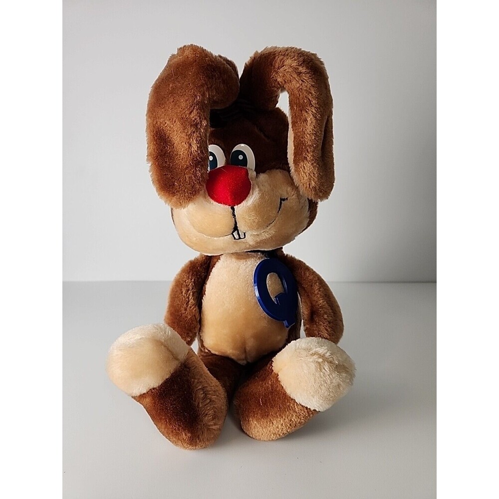 Vintage Nestle Quick Bunny Plush 20" Rabbit Nesquik Russ Berrie 1985 Korea